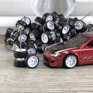 HOT WHEELS DIECAST RUBBER TYRE WHEELS BBS MODEL 1 NET WHITE64