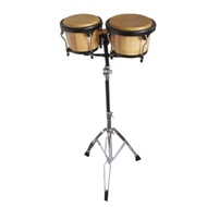 [in stock] Plating Bango Drum Stand 7 Inches Plus 27cm Wooden Bango Drum Stand 7+9 Latin Tambourine 