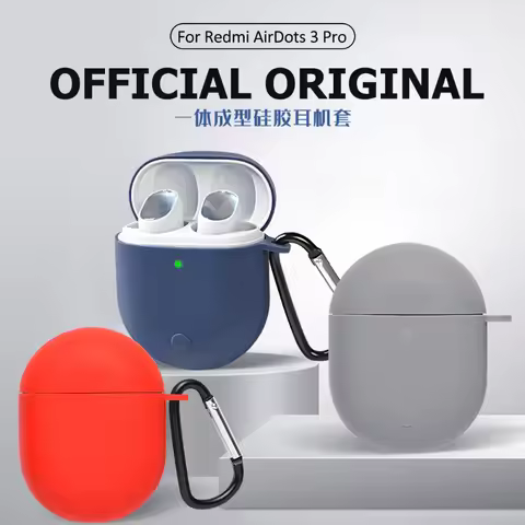 Plain Color Solicone Earphone Protective Cover for Xiaomi Redmi Buds 3 Pro Headphone Case Funda for 