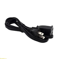 Doublebuy US 2-Prong Male Female Extension Power Cable 2 Outlet Extension Cable 1 5m