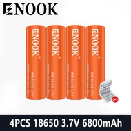 Enook Orange 18650 6800mAh 45A 3.7v Rechargeable battery lithium ion battery