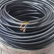 [FADACO COPPER WIRE in meters] GENUINE BLACK ROUND 4-CORE SOFT ELECTRICAL WIRE 4X4/6/8MM2