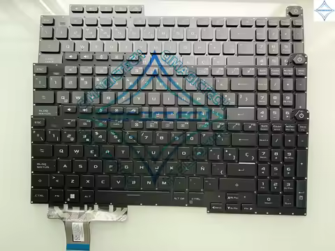 New SP PO LA FR UK Latin Spanish Portuguese Per-key RGB For ASUS ROG Stirx 5R PLUS G17 G713 G713Q G7