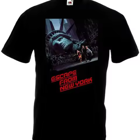 Escape From New York v6 T shirt black movie poster all sizes S 5XL