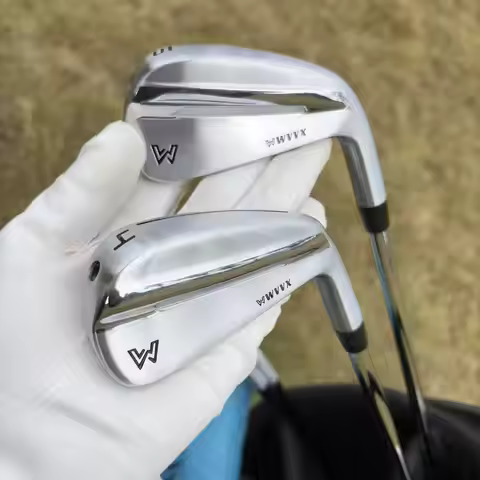 Wvvx Mens Golf Iron Set Fifth Generation Wiht Steel Shaft 7pcs 4,5,6,7,8,9,P With Head Cover