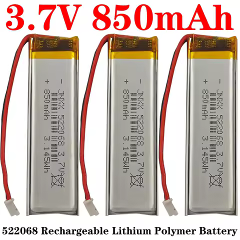 522068 502070 3.7V 850mAh Rechargeable Polymer Lithium Battery Electronic Products Small Fan Digital