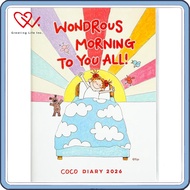Greeting Life Coco-chan Planner 2026 B6 Weekly Softcover Morning CD-1371-RY (Starts Jan 2026)