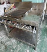 盡其用二手家具生活館 煎台+兩口西式爐/兩口西餐爐/爐組/ 餐飲設備 不含運8000