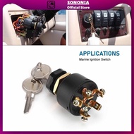 SONONIA Ignition Switch with Key Replacement Spare Repair Vehicles Garage Cars Motorcycles Part for 