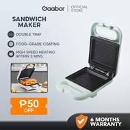 Gaabor Portable Sandwich Snack Maker Multifunctional Breakfast Machine and Toaster