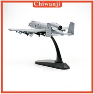 [Chiwanji] 1/100 A-10A Diecast Plane Model Alloy Fighter Collection Realistic Airplane for