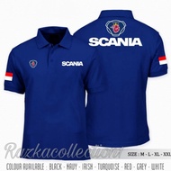 ScaniaPOLO Shirt Jet Bus Poloshirt/ Bus Mania T-Shirt Latest Scania Jet Bus Automotive T-Shirt/