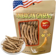 花旗参 - 4 oz Bag of American Wisconsin Ginseng Root - Non-GMO, Gluten Free. Add This Ginseng in Soup, 