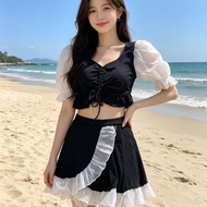 8631 People Join the List⭐2026 New Style Swimsuit with Chest Pad Ladies Summer Split Conservative Sl