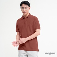 GALLOP : WAFFLE POLO SHIRTS เสื้อโปโลผ้า Waffle รุ่น GP9062 สี Brick Red - แดงอิฐ / ราคาปรกติ 1290.-