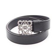 【二手】 LOEWE Chunky Anagram 皮帶 E619237X15183995 黑色真皮男士皮帶 全新