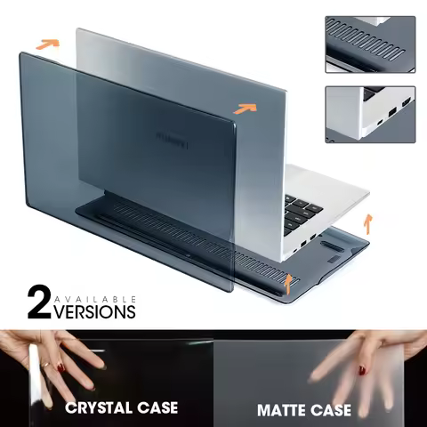 Laptop Case For Huawei Matebook D14 D15 Crystal /Matte Shell Cover Laptop Bag For Honor MagicBook Ma