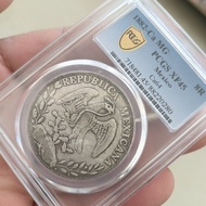 Pcgs Grade Coins Mexican Eagle Foreign Silver Coins Silver Coins Box Coins Collection Antiques 4/17 