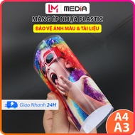 Giấy Ép Plastic Media A4/A3 100 Tờ Dày 40/60/80 Micro Màng Ép Plastic A4 Màng Ép Nhựa Laminator