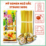 Mì somen rau củ ngũ sắc Itsuki cho bé 320gram Nhật Bản