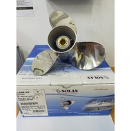 Tohatsu/Mercury Japan Solas Stainless Steel Propeller 15hp 18hp 2stroke 11 Pitch