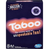 Hasbro Gaming Taboo Party Board Game with Buzzer for Kids