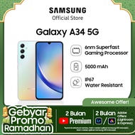 Galaxy A34 5G 8/256GB, Samsung A series, Layar Super AMOLED 6,6 inci, 5000 mAh, smartphone triple camera, HP Gamming, Smartphone, Android, Garansi resmi, Samsung official store