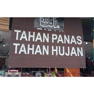 Outdoor Bamboo Blinds / Wooden Blind  (W) x (H) # Bidai Kayu # Bidai Buluh #