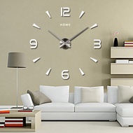 Acrylic Large Wall Clock Sticker Mute 3D DIY Self adhesive Wall Clock Modern Design Mirror Wall Stic