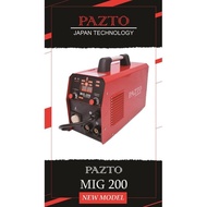 PAZTO MESIN LAS MIG 200 A 5 KG CO2 TANPA WELDING LESS