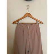 Preloved Midi Pants Fashionable beige work Pants