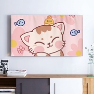 2.New style High-End Style tapestry TV Dust Cover Elastic Hanging TV Cover Cloth remote control Comp