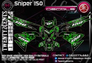 Sniper 150 decals / sticker Version 1