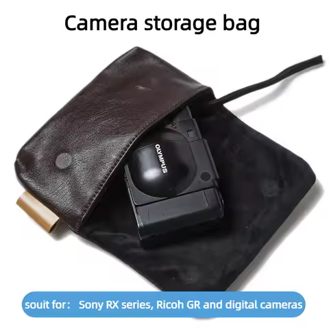 PU Leather Camera Case Bag For Ricoh GR IV II III IIIx GR4 GR3 Sony ZV1 RX100 Canon G7X III G9X SX74