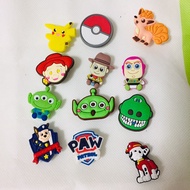 Toys Story/Pokemon/ paw patrol Croc Shoe Charms Pins for slippers shoes and bags