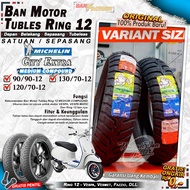 Ban Motor Vespa Michelin City Extra Ring 12 Tubles Ban Motor Tubeless Vespa Scoopy Fazzio Ring 12