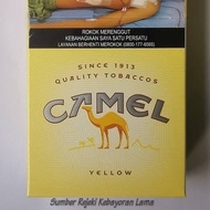 terbaru !!! rokok tembakau camel kuning 20 batang / slop (1 bungkus)