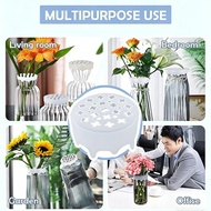 Silicone Blossom Grid Flower Arranger, Reusable Floral Stem Holder For Vases, Water Proof H0w8