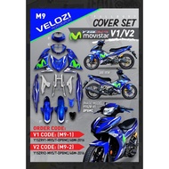 VELOZI Y15ZR V1 / V2 COVERSET MOVISTAR STICKER TANAM DPBMC COVER SET BODY COVER SET SNIPER150 EXCITE
