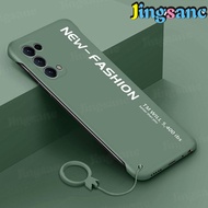 Jingsanc Dành Cho OPPO Ốp Điện Thoại Reno6 5G/Reno5/Reno5 5G [Dây Miễn Phí] Vỏ Nhựa Siêu Mỏng Không 