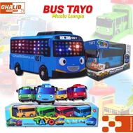 Tayo Music Bus Toy Car Pull Back Lights Little Bus Tayo