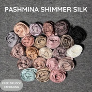 PASHMINA SHIMMER SILK | MALAY TEXTURE CRINKLE PREMIUM SHAWL SHIMMER SHAWL
