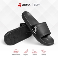 BOMASTREET - Casual Slide Sandals Logo X Streetwear Minimalist Black 39-43
