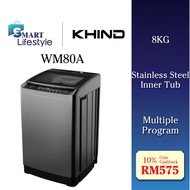 KHIND 8KG FULLY AUTO WASHING MACHINE WM80A / HISENSE WTAR8011G