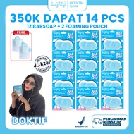 [READY STOCK] 12 Pcs Brighty Glow & Bright Bar Soap Body whitening Bath Soap Brightening Soap whiten