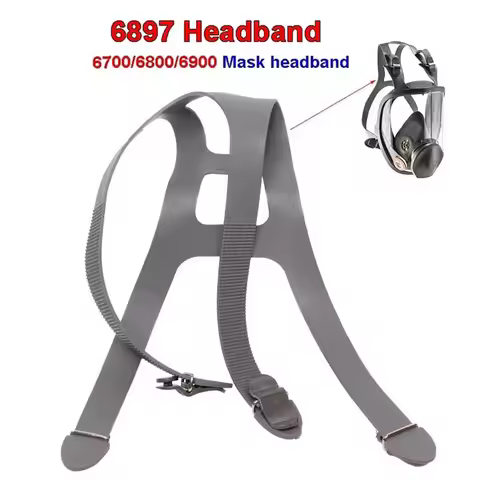New 6897 Headband Harness For 6800 Dust Mask Full Face Gas Respirator Replace Accessories For 3M 670