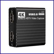 Game Capture Card 1080P Audio Capture Adapter 60FPS Adapter Low Latency Recorder 4K Device for Monit