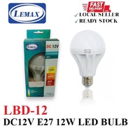 LEMAX LBD-12 E27 12W DC12V LED BULB 6400K Daylight