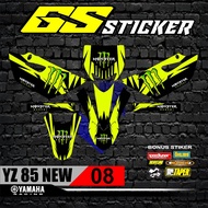 Sticker Striping Lis Variation Trail Bebek Modif YZ NEW 85 Design gtx bebek modif bebek racing TERBA