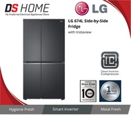 LG Side by Side Smart Inverter Fridge with Door in Door 694L LG-GC-M257CGFL | LG-GC-M257CQFL